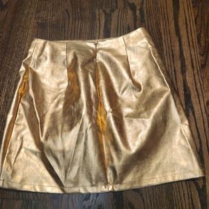 Gold skirt size medium